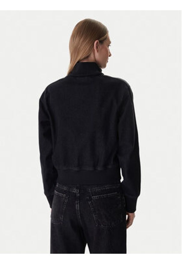 Adidas - adidas Kurtka jeansowa Firebird KD2898 Czarny Regular Fit. Kolor: czarny. Materiał: bawełna