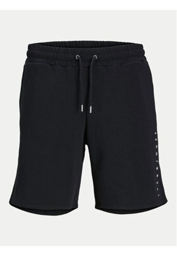 Jack & Jones - Jack&Jones Szorty sportowe Gordon 12248831 Czarny Regular Fit. Kolor: czarny. Materiał: bawełna. Styl: sportowy