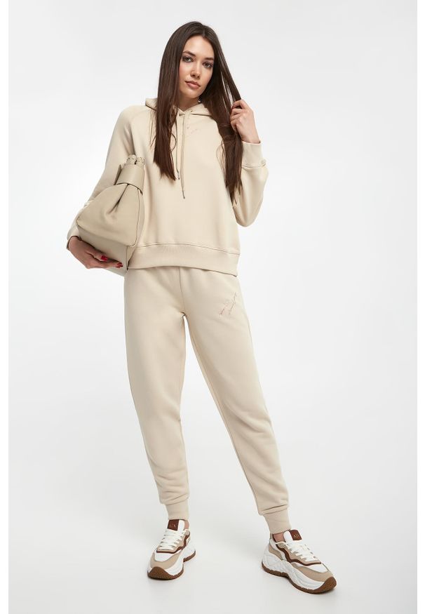 Armani Exchange - Bluza damska z kapturem ARMANI EXCHANGE. Typ kołnierza: kaptur
