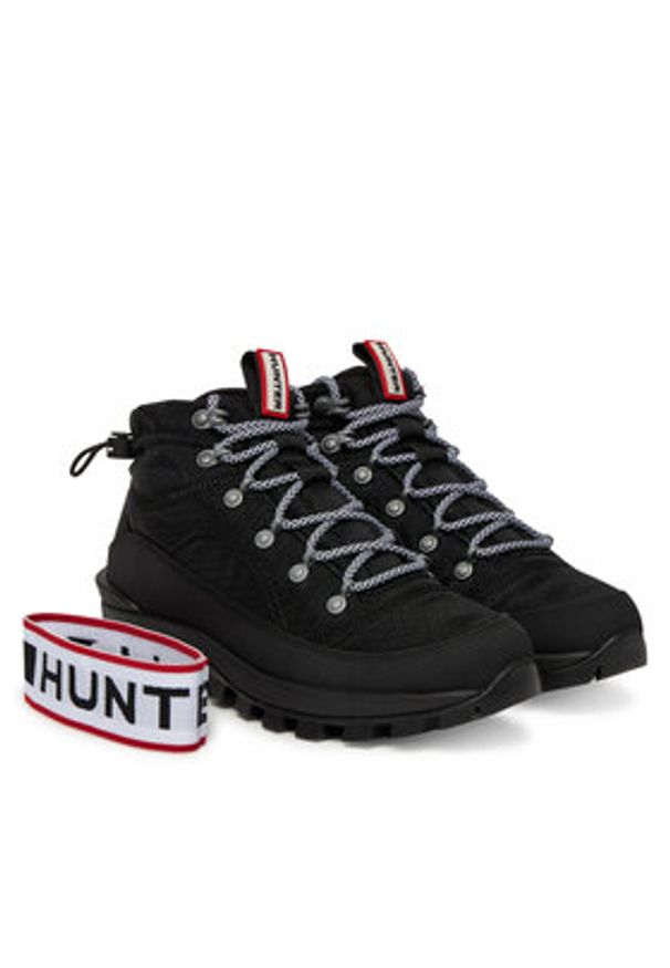 Hunter Trapery Womens Travel Explorer Boot WFS2336REN Czarny. Kolor: czarny. Materiał: materiał