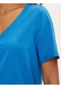 Pieces T-Shirt Ria 17120455 Niebieski Regular Fit. Kolor: niebieski. Materiał: bawełna #5