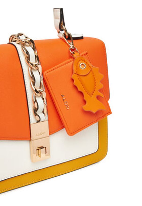 Aldo Torebka Caiillaa 14029004 Pomarańczowy. Kolor: pomarańczowy. Materiał: skórzane