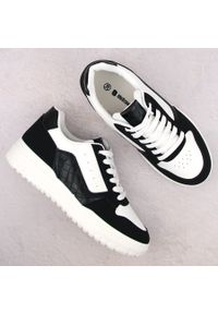 Buty sportowe sneakersy damskie biało czarne panda McBraun 23263 białe. Kolor: biały #3