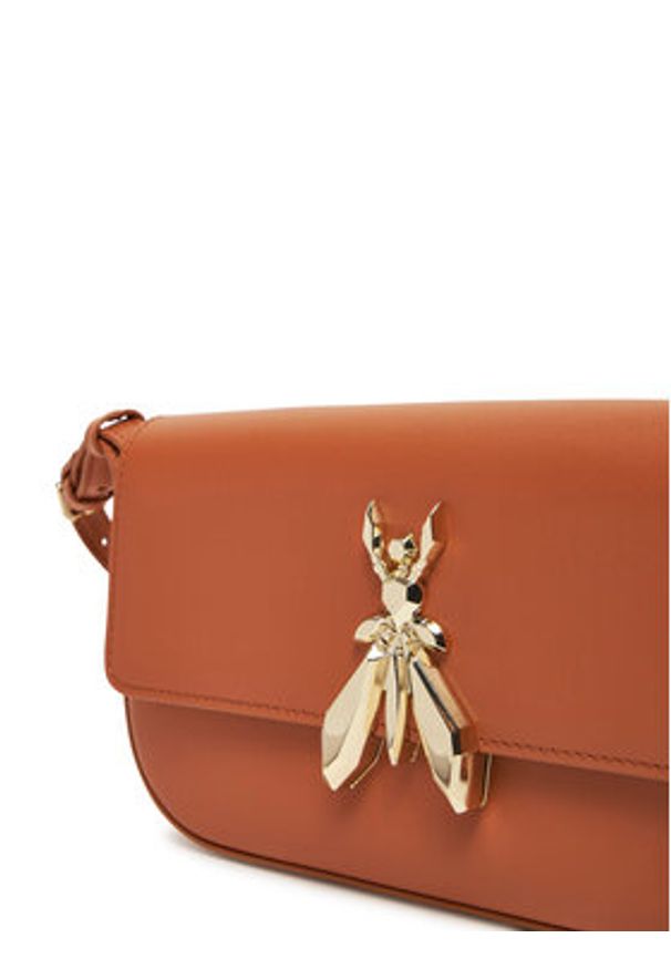 Patrizia Pepe Torebka 8B0231/L061 Brązowy. Kolor: brązowy. Materiał: skórzane