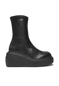 Hugo Botki Meghan 50529880 Czarny. Kolor: czarny. Materiał: skóra #1