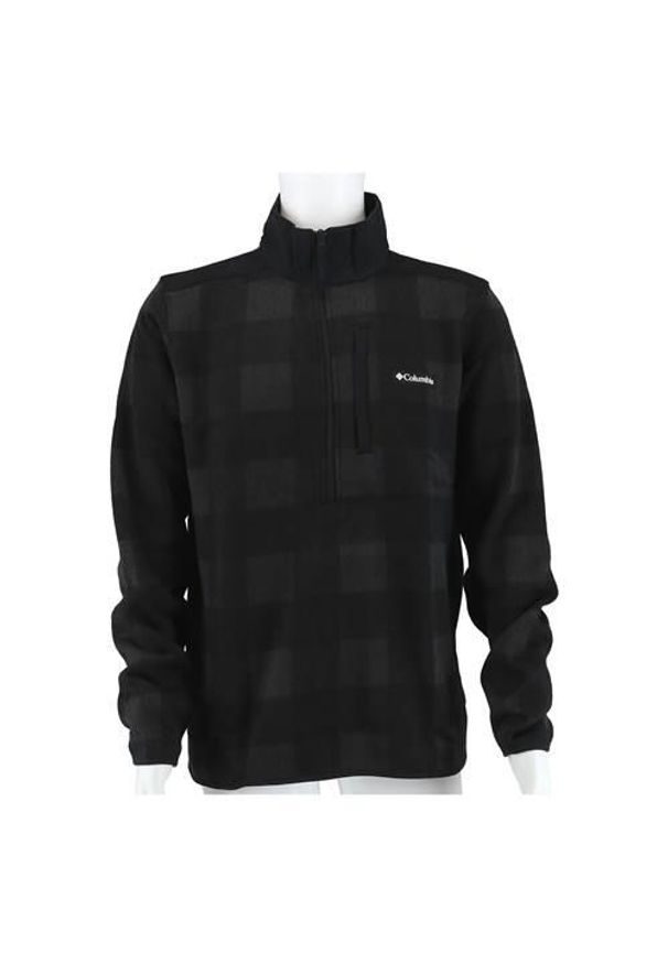 columbia - Bluzy sportowa męska Columbia Sweater Weather Printed Half Zip Ii. Kolor: czarny