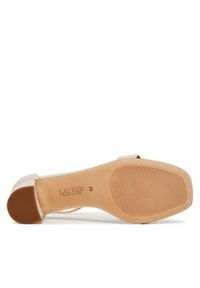 Lauren Ralph Lauren - LAUREN RALPH LAUREN Sandały Logan 802935561001 Biały. Kolor: biały. Materiał: skóra #4