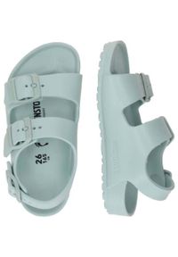 Sandały Birkenstock Milano Dzieci Eva, Eva Dzieci. Okazja: na co dzień. Kolor: niebieski, zielony, wielokolorowy. Materiał: materiał, syntetyk. Styl: casual