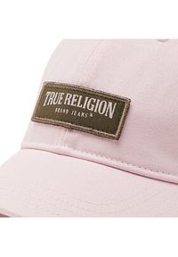 True Religion Czapka z daszkiem Box Arch Logo TR2347 Różowy. Kolor: różowy. Materiał: materiał