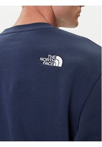 The North Face Bluza Essential NF0A89ET Granatowy Regular Fit. Kolor: niebieski. Materiał: bawełna #4