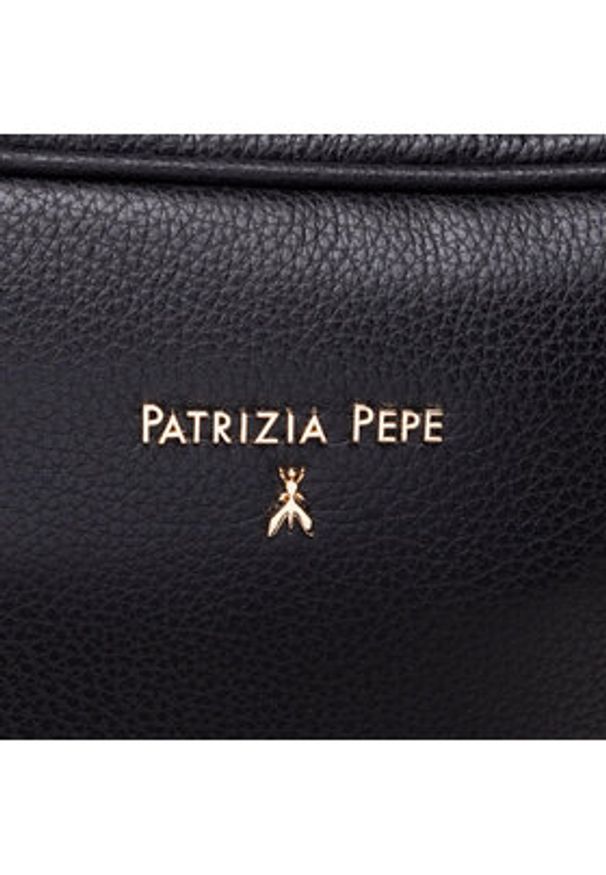Patrizia Pepe Torebka CB8985/L001-K103 Czarny. Kolor: czarny. Materiał: skórzane