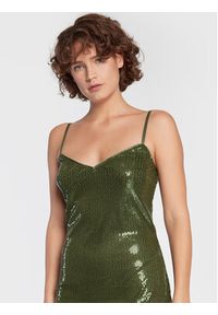 Guess Sukienka koktajlowa Kayla W2BK43 KBDV0 Zielony Slim Fit. Kolor: zielony. Materiał: syntetyk. Styl: wizytowy #4