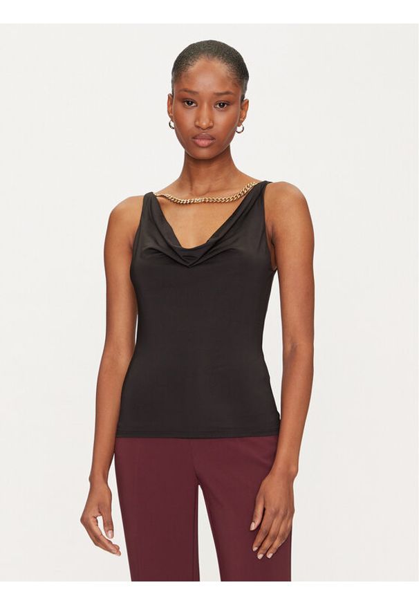 Marciano Guess Top 5GGP07 6259A Czarny Regular Fit. Kolor: czarny. Materiał: syntetyk