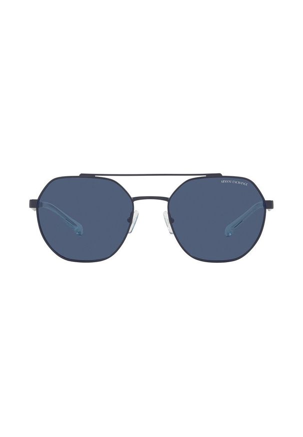Niebieskie okulary przeciwsłoneczne Armani Exchange 0AX4108S
