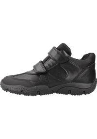 Geox - Buty GEOX JR BALTIC BOY B ABX Czarny. Kolor: czarny. Materiał: syntetyk, tkanina. Sport: turystyka piesza