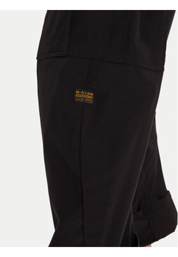 G-Star RAW - G-Star Raw Spodnie materiałowe Cargo 3D D27022-D909 Czarny Boyfriend Fit. Kolor: czarny. Materiał: syntetyk