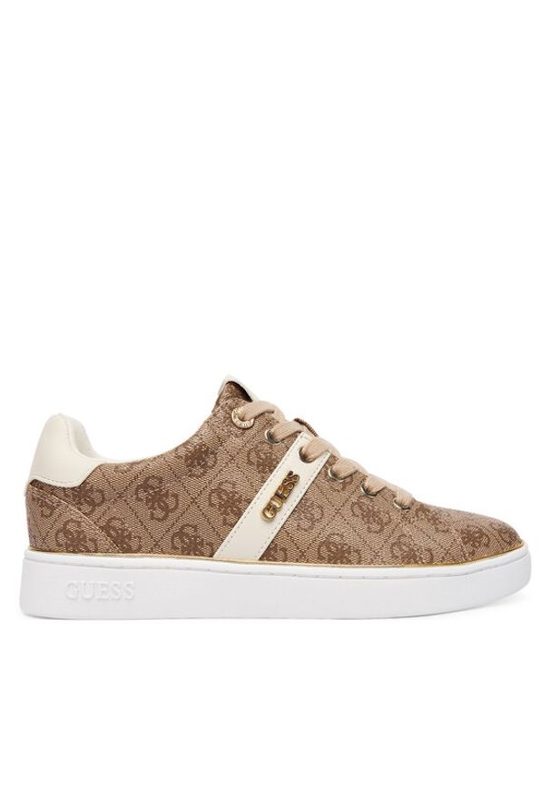 Guess Sneakersy 179118 Beżowy. Kolor: beżowy. Materiał: skóra