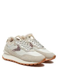 Voile Blanche Sneakersy Qwark Hype Fur Woman 0012017945.02.2B91 Beżowy. Kolor: beżowy. Materiał: skóra #5