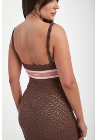 Ermanno Firenze - Sukienka ażurowa midi ERMANNO FIRENZE. Wzór: ażurowy. Długość: midi #2