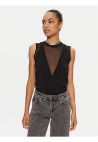 Pinko - PINKO Bluzka Felce 102818 A1KX Czarny Regular Fit. Kolor: czarny. Materiał: wiskoza