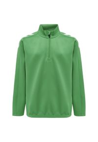 Hummel - Bluza Sportowa Hmlcore Xk Half Zip Poly Sweat Kids. Kolor: różowy
