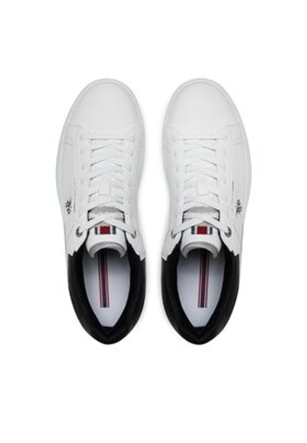 U.S. Polo Assn. Sneakersy ROKKO001D Biały. Kolor: biały. Materiał: materiał