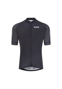 KEADA SPORTS - Damska koszulka kolarska z krótkim rękawem – Czarna. Kolor: czarny. Długość rękawa: krótki rękaw. Długość: krótkie. Sport: kolarstwo