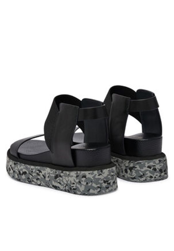 United Nude Sandały Rico Sandal II 110140116 Czarny. Kolor: czarny. Materiał: skóra