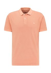 Lee - MESKA KOSZULKA LEE NAT DYE POLO RUST L65CQSUK. Typ kołnierza: polo