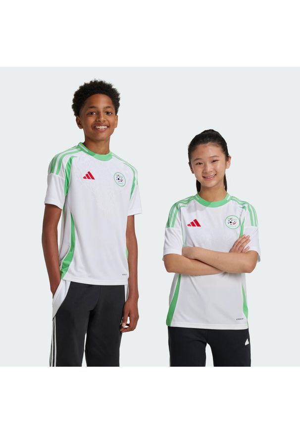Adidas - Koszulka Algeria 24 Home Kids. Kolor: zielony, biały, wielokolorowy
