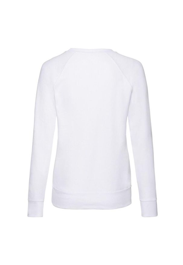 FRUIT OF THE LOOM - Lekki Sweter Raglanowy Dla Kobiet. Kolor: biały. Długość rękawa: raglanowy rękaw