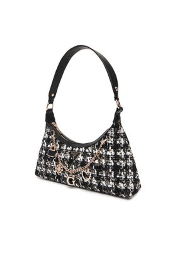 Guess Torebka Everlee HWTB86 79180 Czarny. Kolor: czarny