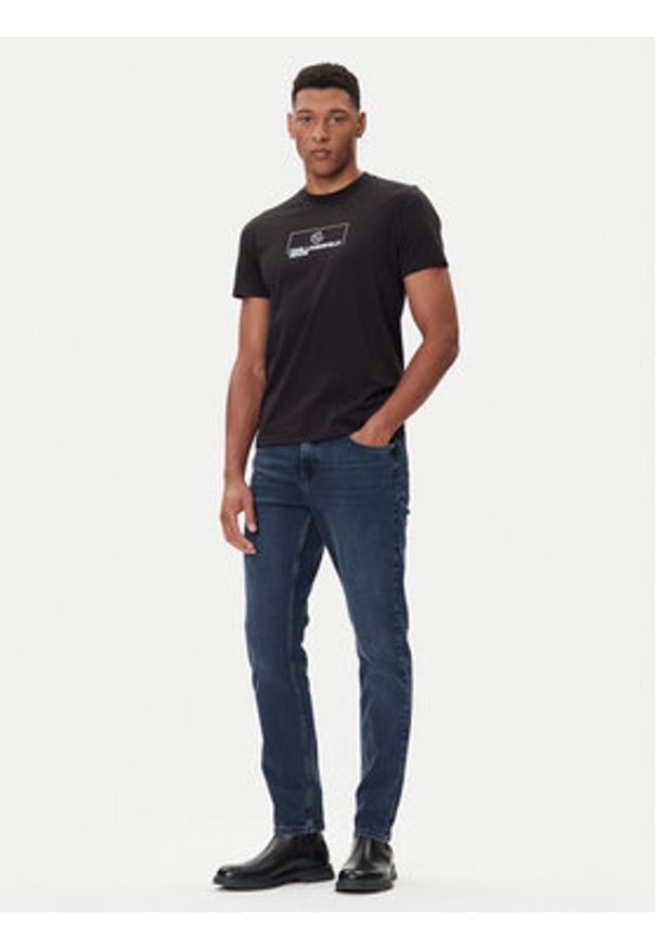 Karl Lagerfeld Jeans Jeansy A4M10138 Czarny Slim Fit. Kolor: czarny