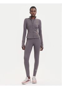 Adidas by Stella McCartney - adidas by Stella McCartney Koszulka techniczna Training Midlayer JW4553 Szary Slim Fit. Kolor: szary. Materiał: syntetyk #4