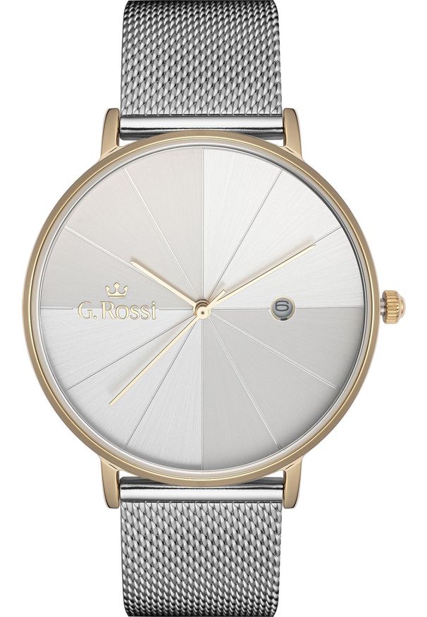 Zegarek Gino Rossi Zegarek damski G. Rossi -AMBICA-12540B-3D2 srebrny. Kolor: srebrny