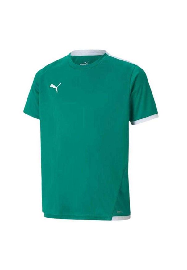Puma - Koszulka Dziecięca TeamLIGA. Kolor: zielony