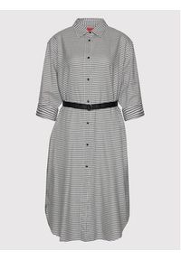 Hugo Sukienka koszulowa Ecleni 50458578 Czarny Loose Fit. Kolor: czarny. Materiał: lyocell. Typ sukienki: koszulowe #3