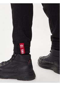 Alpha Industries Joggery Airman 188201 Czarny Tapered Fit. Kolor: czarny. Materiał: bawełna #3