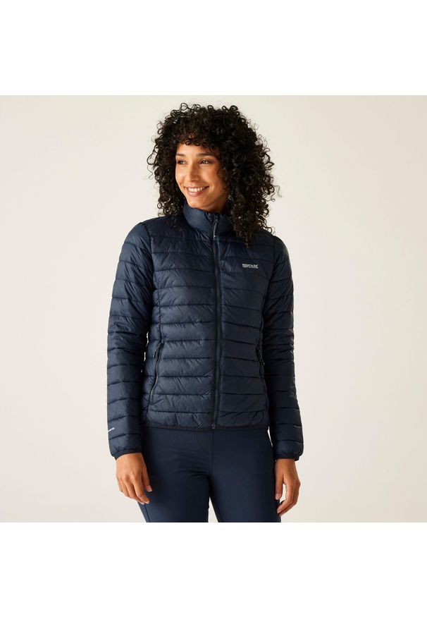 Regatta - Damska kurtka ocieplana Hillpack II. Kolor: niebieski. Materiał: poliamid, puch. Sport: turystyka piesza