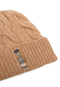 Polo Ralph Lauren Czapka 455981433003 Brązowy. Kolor: brązowy. Materiał: wełna #2
