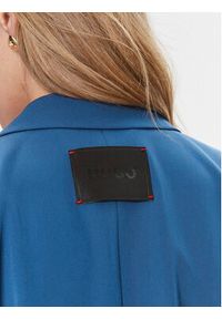 Hugo Marynarka Amalisa 50501428 Niebieski Relaxed Fit. Kolor: niebieski. Materiał: wiskoza #5