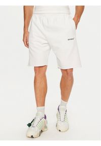 OFF-WHITE - Off-White Szorty sportowe OMCI006G21FLE0010110 Biały Regular Fit. Kolor: biały. Materiał: bawełna. Styl: sportowy