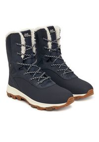 Jack Wolfskin Trekkingi Everquest Texapore Snow High 4053601 Granatowy. Kolor: niebieski. Materiał: skóra