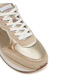 Pepe Jeans Sneakersy Rusper Shine PLS60033 Beżowy. Kolor: beżowy. Materiał: skóra, zamsz #5