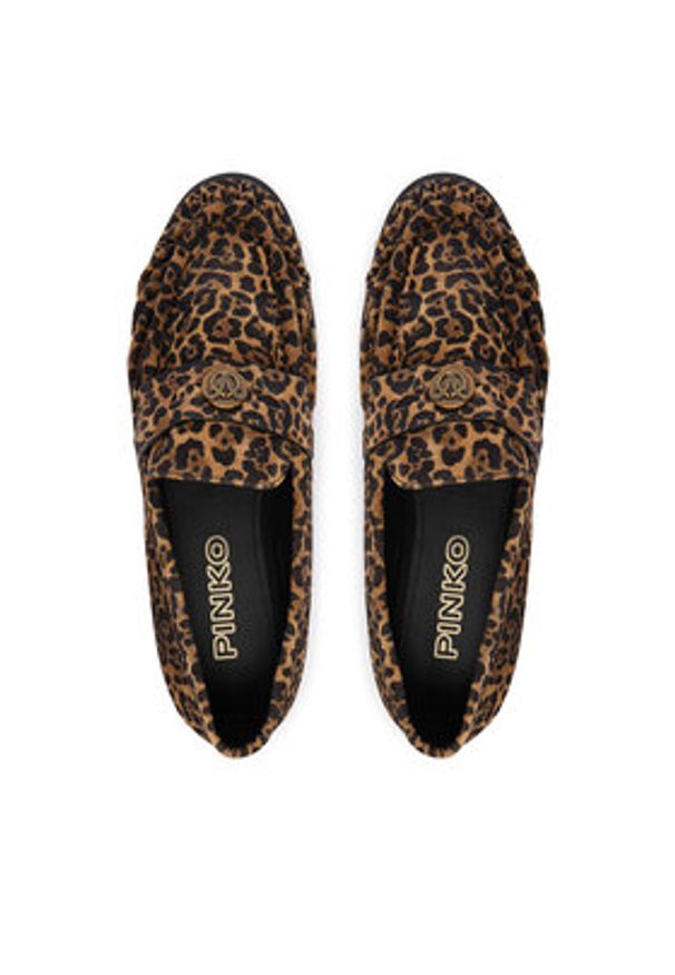 Pinko - PINKO Mokasyny Nora 01 SD0435P088 Brązowy. Kolor: brązowy. Materiał: zamsz, skóra