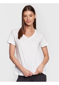 4f - 4F T-Shirt H4Z22-TSD352 Biały Oversize. Kolor: biały. Materiał: bawełna