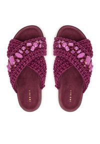 Inuikii Klapki Woven Stones 1004.003.0073 Bordowy. Kolor: czerwony. Materiał: materiał #4