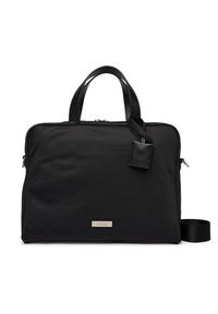 Calvin Klein Torba na laptopa Sleek Slim Commuter LV04D3351G Czarny. Kolor: czarny. Materiał: skóra #2