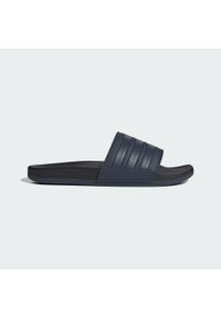 Adidas - adilette Comfort Slides. Kolor: wielokolorowy, czarny, niebieski