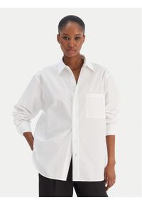 BOSS Koszula Saturday 50543800 Biały Oversize. Kolor: biały. Materiał: bawełna #1